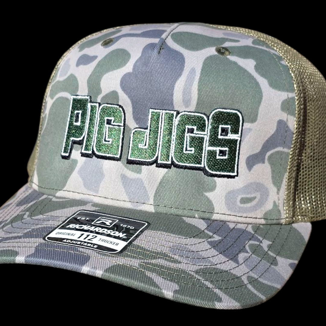 PIG JIGS FONT HAT