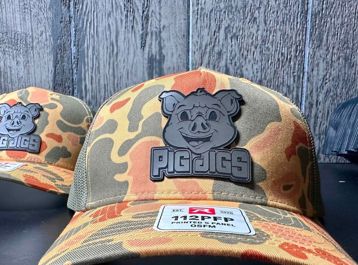 PIG JIGS LEATHER PATCH HAT