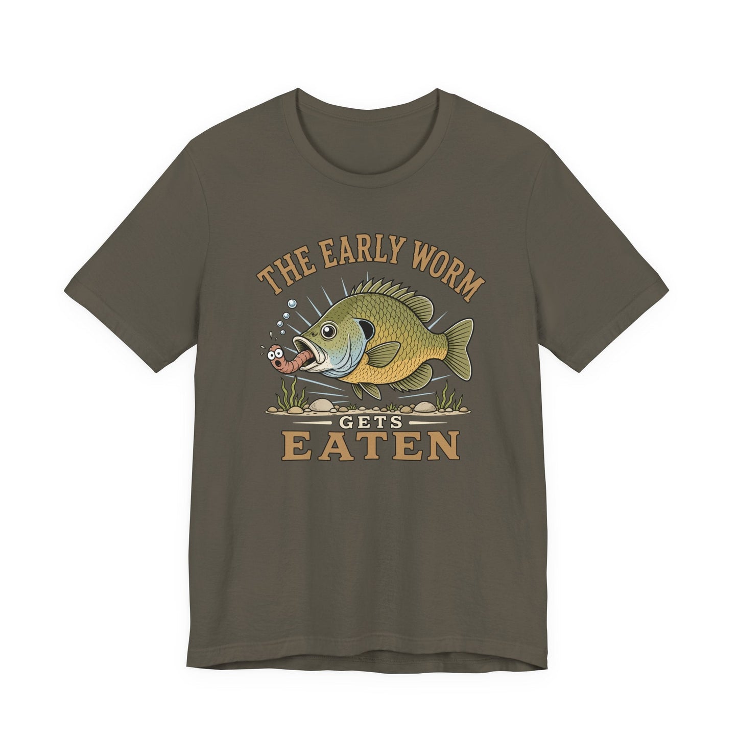 The Early Worm Gets Eaten — Unisex Cotton Tee