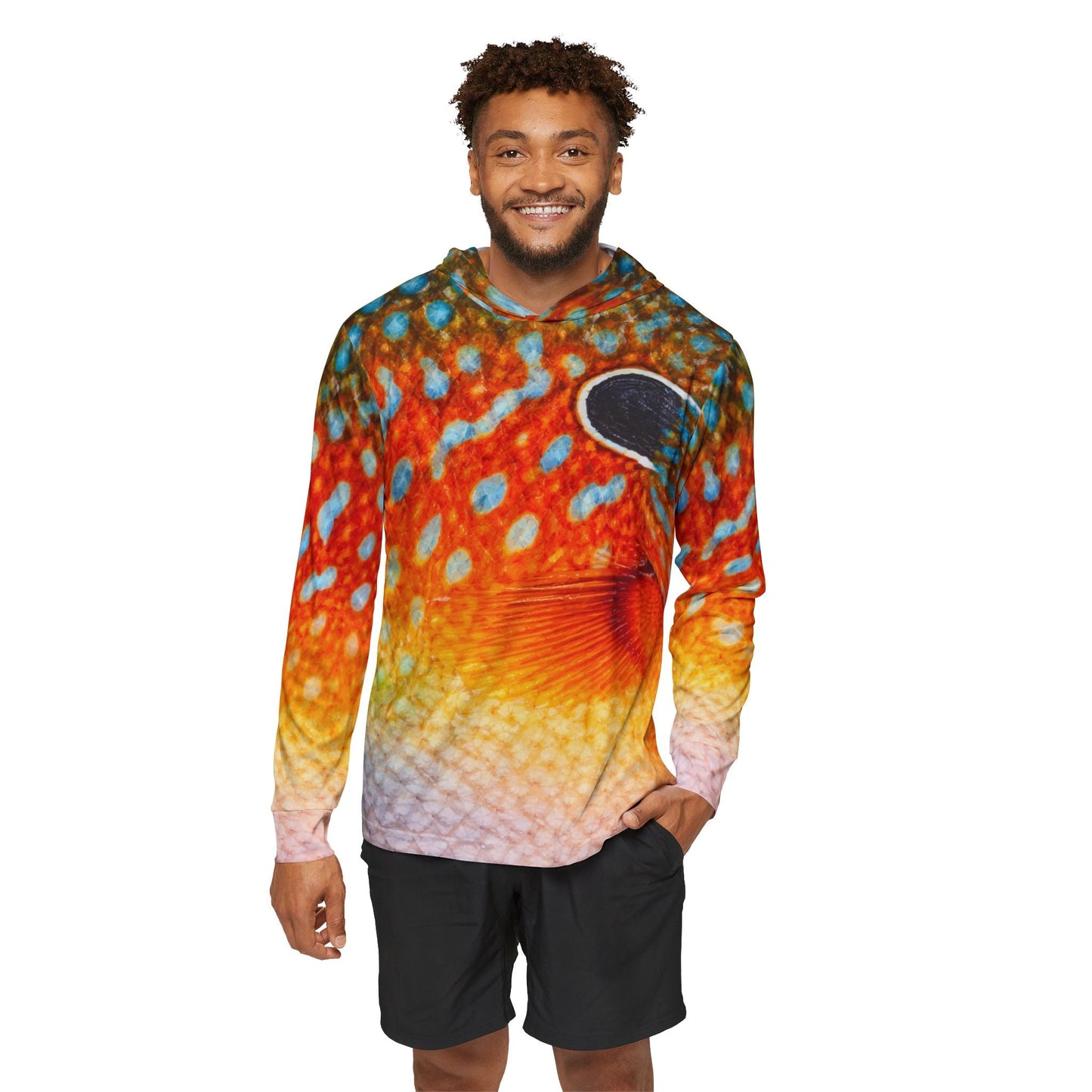 Longear Sunfish — Unisex Fishing Pullover Hoodie (SPF 50+)