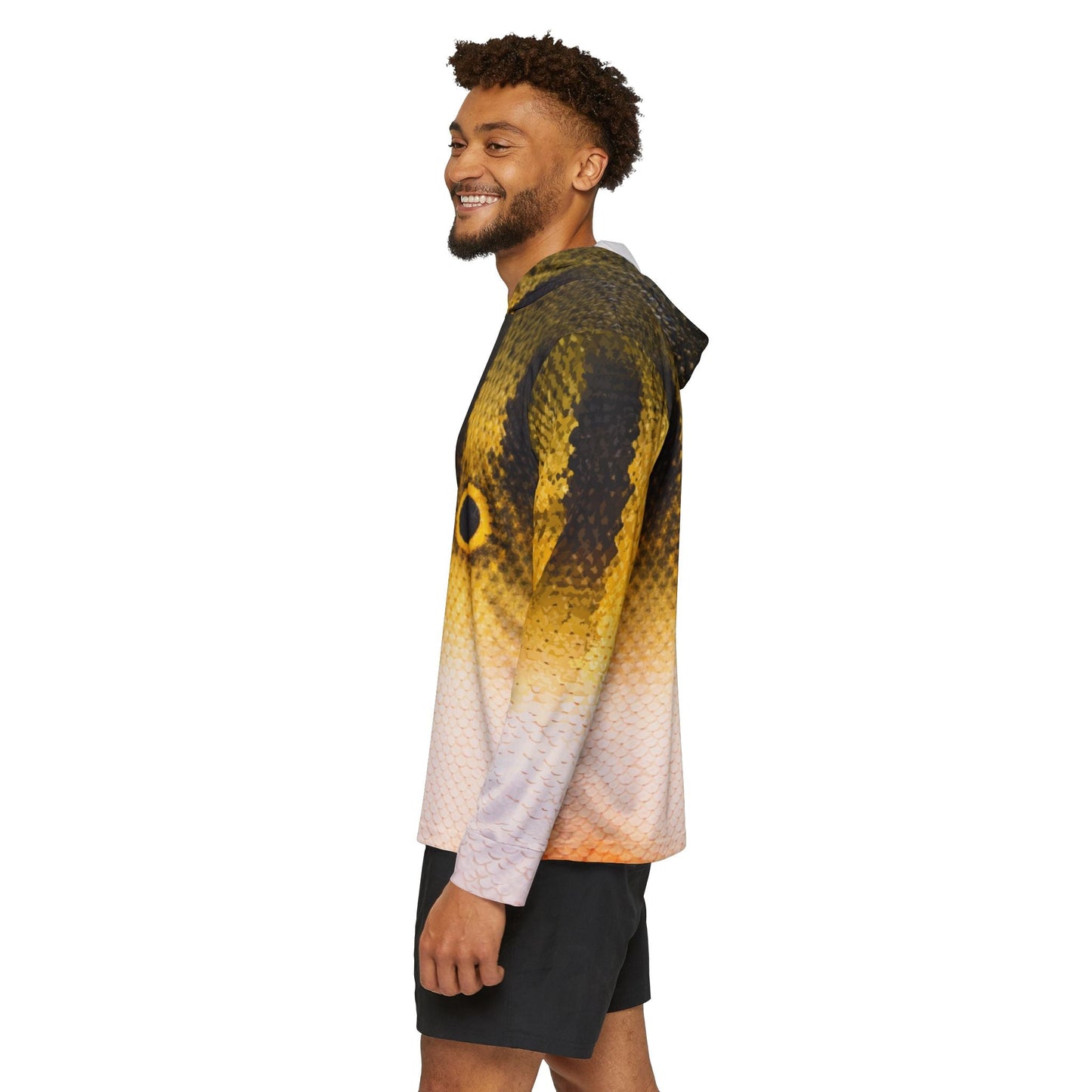 Peacock Bass — Unisex Fishing Pullover Hoodie (SPF 50+)