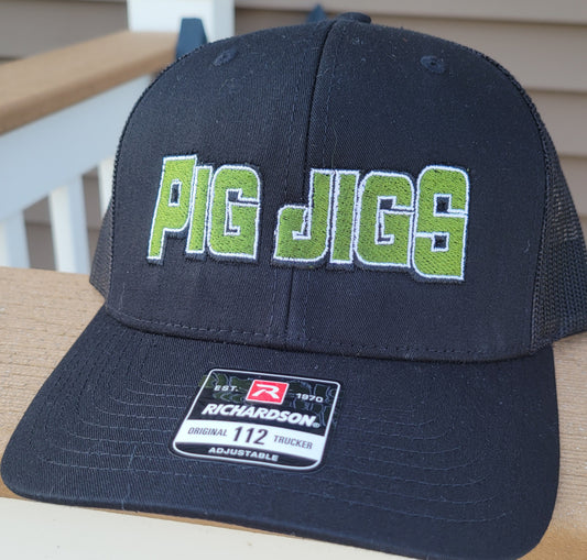 PIG JIGS FONT HAT