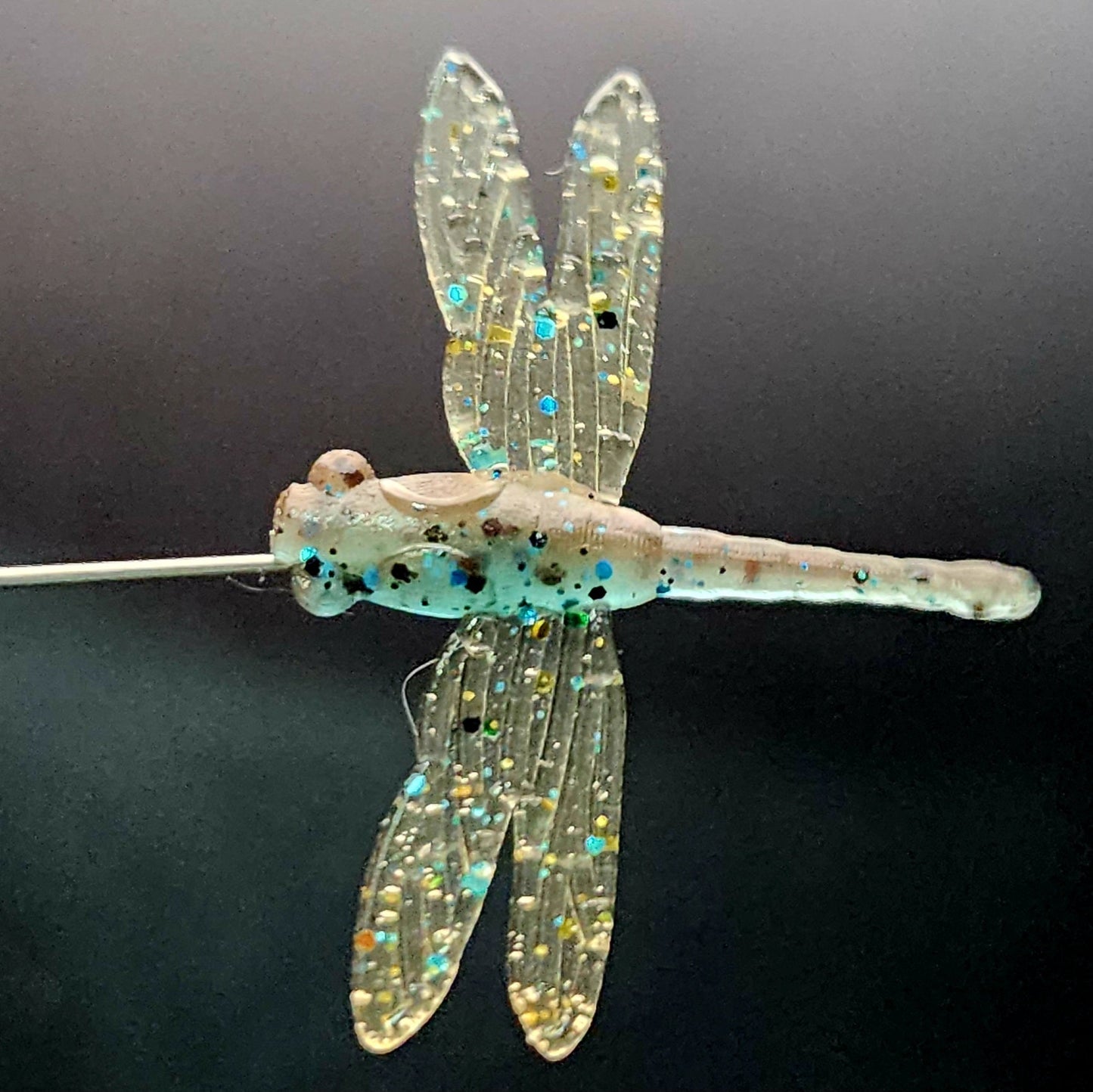 Jar of 1" Floating Dragonfly "The Skeeter Hawk"