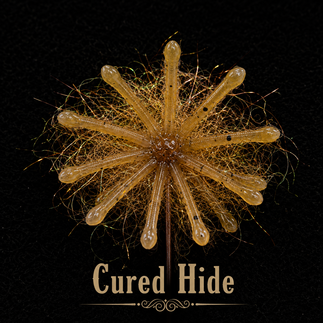 1.25" Floating Micro Fuzzy Urchin Bait – The Sock Burr (5 Per Pack)