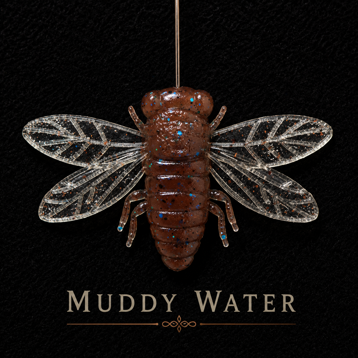 The Jarfly 1.5"x 2" |  1/8 oz | Floating Cicada | 3 Per Pack
