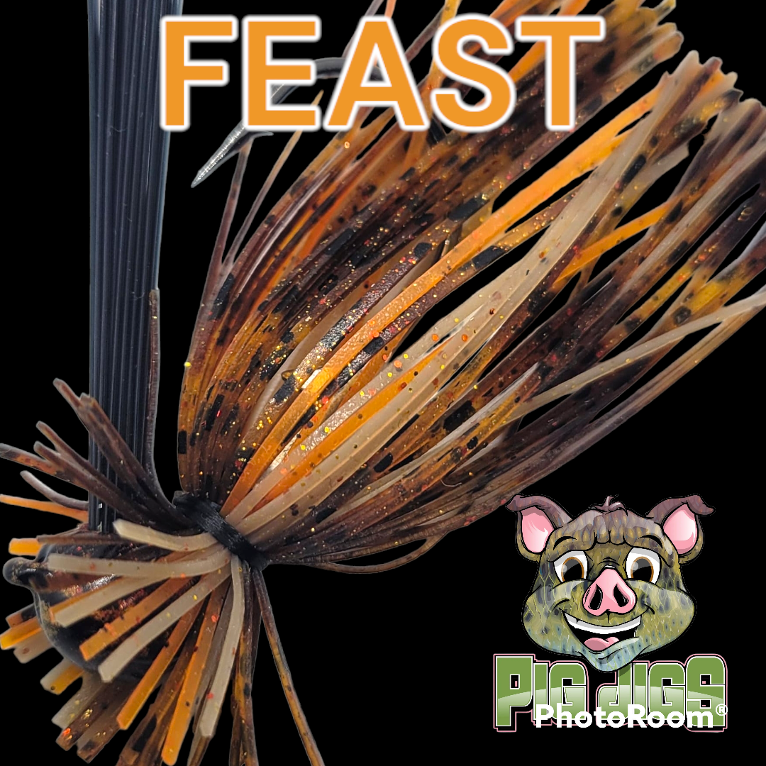 Tog Jigs T&A JIGS Blackfish Jig – Green/Orange Tautog Jig Head - Foto 3