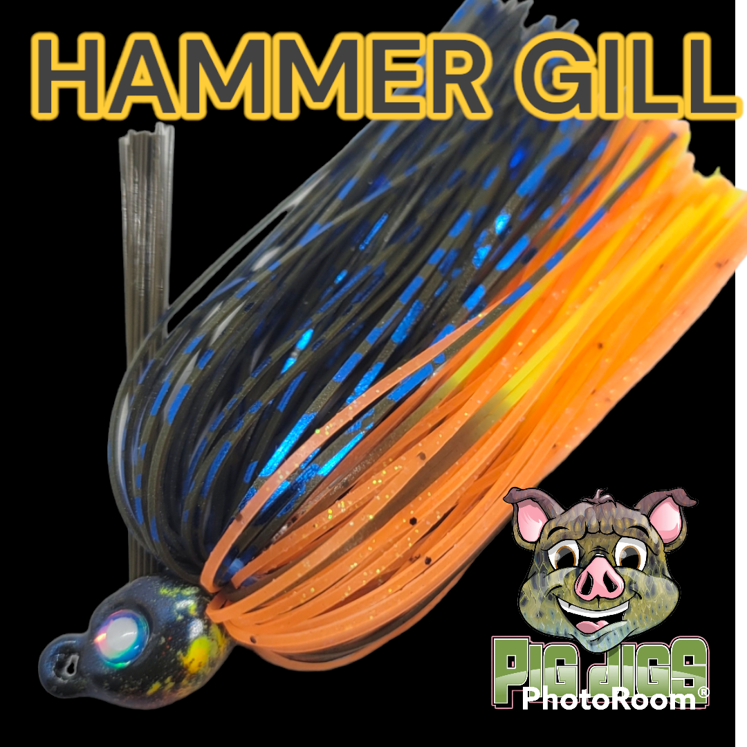 Custom Weedless Poison Tail Bass Swim Jigs – Sizes 1/4, 3/8, 1/2, 3/4, 1 Oz – Made In USA
