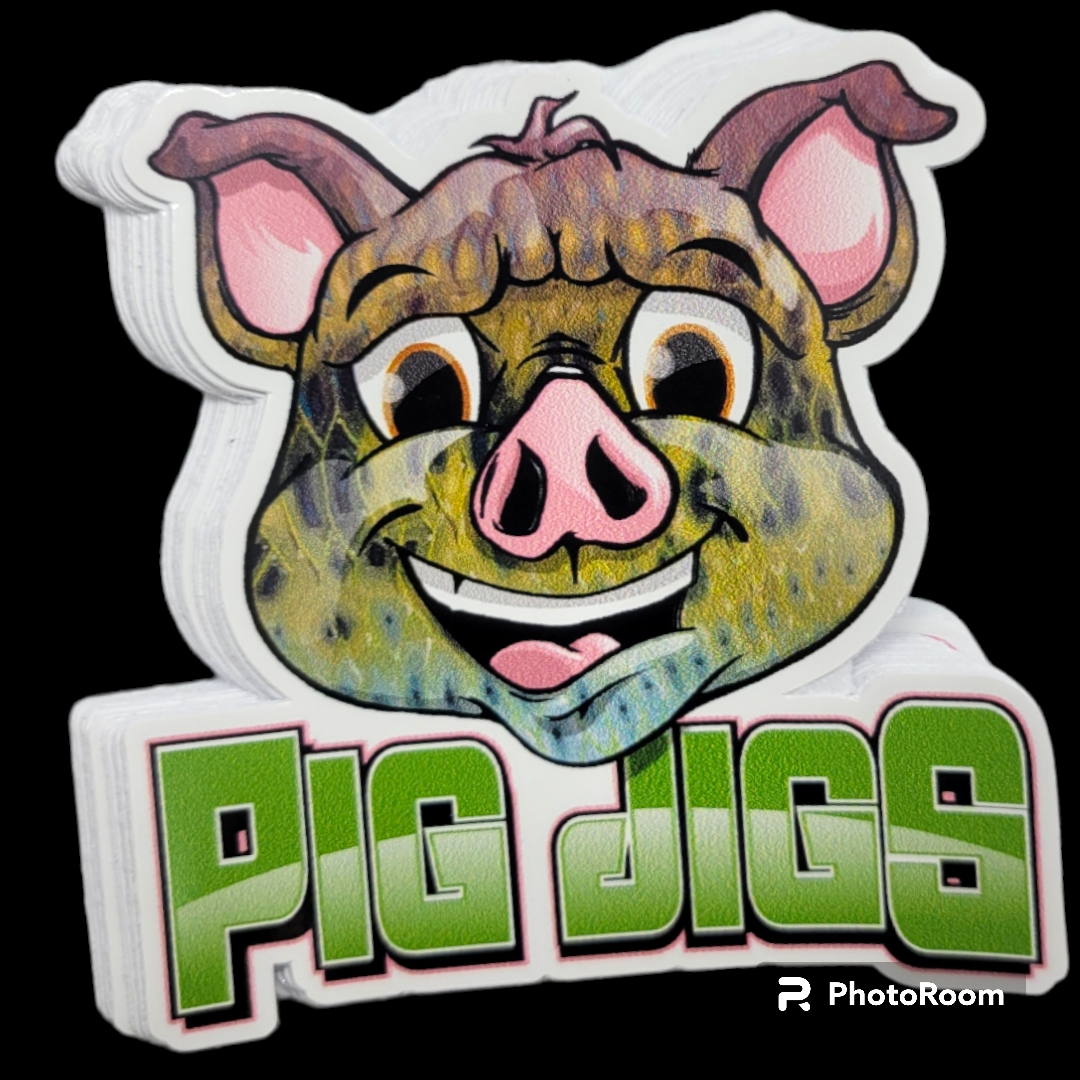 PIG JIGS STICKERS