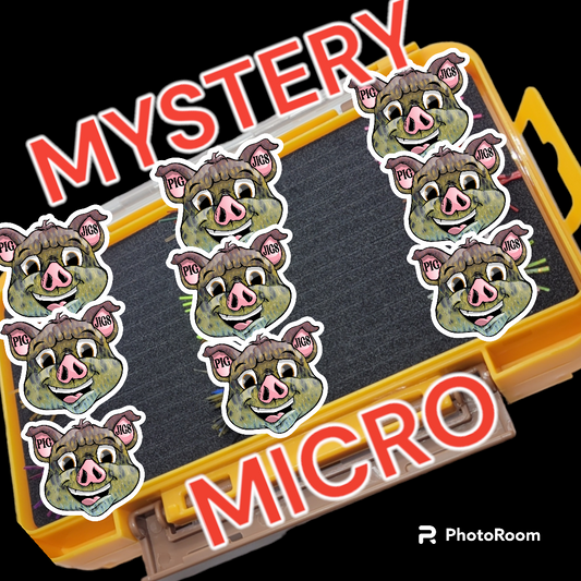 MYSTERY MULE FISHING AND PIGS JIGS BOX